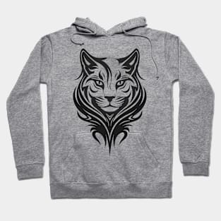 Cat Portrait Furry Cool Vector Graphic Hoodie